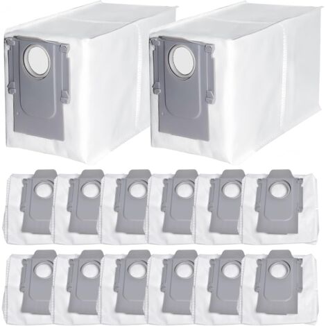 14 Stück Staubbeutel Ersatz für  Q Revo/Qrevo Pro/Qrevo MaxV/Qrevo S/Qrevo master / S8 MaxV Ultra / S8 Max Ultra Roboter Staubsauger Zubehör Teile, 2,7 l große Kapazität Staubbeutel (1/5)