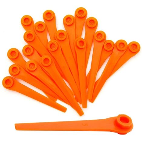 20 x PREMIUM Ersatzmesser-Set für Gardena Rasentrimmer – Kunststoffmesser kompatibel mit Gardena AccuCut, Comfort Cut Li18/23R & LI18/23RO, Li-18/23R 9823 (1/5)