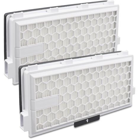  2 Active Airclean Plus 50 Filters für Miele,Filter kompatibel mit Miele Compact C1 C2, Complete C2, S8340, S8360 S4000, S5000, S6000, S8000 Serie, S2, S3, S4, S5, S6 Serie Staubsauger (1/5)