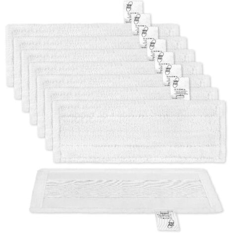 8 Mikrofaser-Tuchset Kompatibel für Kärcher Dampfreiniger Zubehör EasyFix SC 2, SC 3, SC 4, SC 5 Bodendüse, Waschbar Bodentücher (1/5)