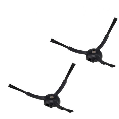 Original Zubehör,Silikon Seitenbürsten für Staubsauger der Serien Q Revo/Q7 Max/Q8 Max/S7 Max Ultra/S7 Maxv Ultra/S7 Pro Ultra/S8 Pro Ultra/Q5 Pro+, 2er Pack(Schwarz) (1/5)