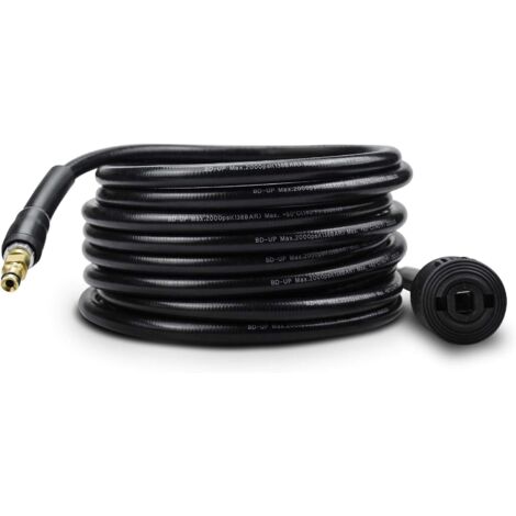15 m Hochdruckschlauch für Kärcher K2 K3 K4 K5 K6 K7 Hochdruckreiniger, Hochdruckreiniger Schlauch Verlängerungsschlauch, Quick Connect-Anschlüsse und Adapterstück (1/5)