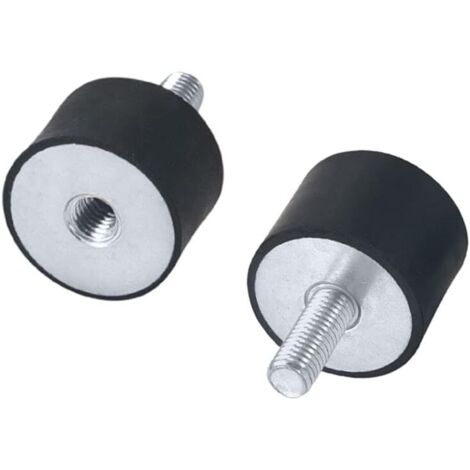 M8 Gummihalterungen Für Stoßdämpfer – Anti-Vibrations-Silentblock, Set 4 Stück, VD30x30 M8x23, Für Kompressoren & Motoren
