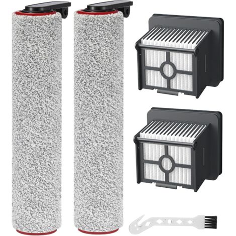Bürstenrolle Filter Ersatzteile für Dreame H12 Pro Nass Trockensauger Zubehör Set für Dreame H12 Pro, 2 Bürstenrolle + 2 Filter + 1 Reinigungsbürste (1/5)