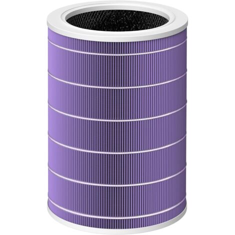 Ersatzfilter kompatibel mit Xiaomi Mi Luftreiniger 2s/4/4pro/proH/F1 (4fach Hohe Effizienz H13 Grade True HEPA-Filter und Aktivkohlefilter) Lila (1/5)