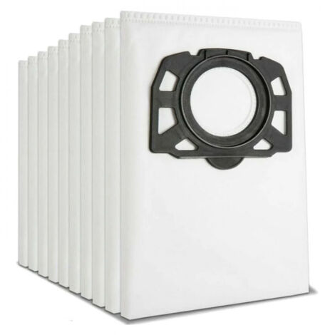 Lot de 10 Sacs de Filtre Sacs D'aspirateur pour Krcher 2.863-006.0 KFI 487 Sacs Aspirateur pour Krcher WD4 WD5 WD6 WD5P WD6P MV4 MV5 MV6 Aspirateurs Multifonctions (1/5)