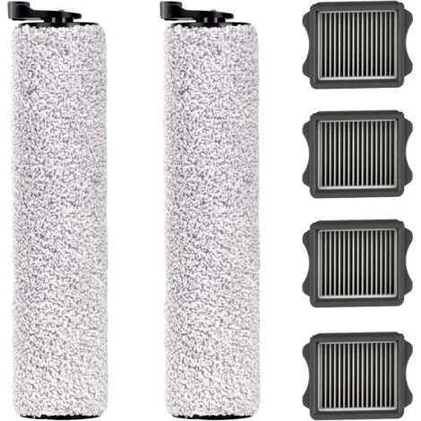 Zubehörset für Tineco iFloor3 / Floor One S3 Nass-und Trockensauger,S3 Austauschbar Ersatzteile Enthält 2 Bürstenrolle 4 Filter (1/5)