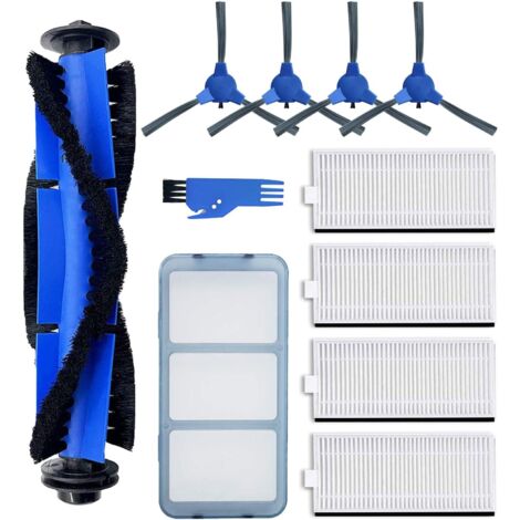 Zubehör Ersatzteile für Anker Eufy Robovac 11S / 11S Slim / 12 / 15T / 15C / 25C / 30 / 30C / 35C, 1 Hauptbürste, 4 Seitenbürste, 4 Hepa Filter, 1 Primärer Hepa-Filter, 1 Reinigungswerkzeug (1/5)