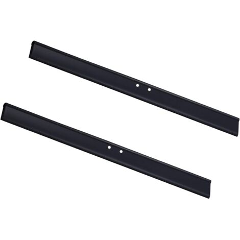 Gummilippe 25cm Schwarz Abziehlippe für Duschabzieher Ersatzlippe Silikon für Abzieher 2 Stücke (1/5)