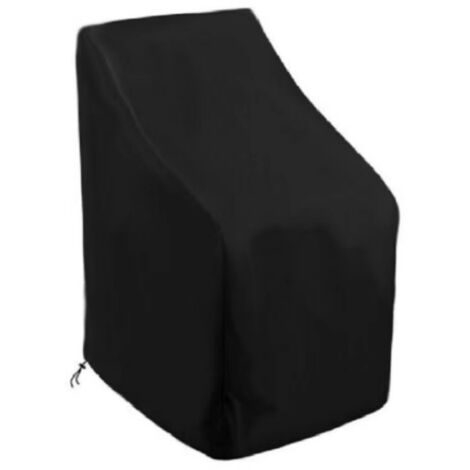 Gartenstühle Abdeckung, Schutzhülle für Stapelstühle Winterfest Abdeckhaube Gartenstuhl Stuhlüberzug UV-Beständig Abdeckhülle für Gartenmöbel, 64x64x70/120 cm (1/5)