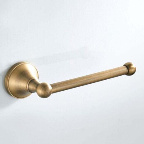 Toilettenpapierhalter ohne Deckel, Antik-Messing, Toilettenpapierleiste, Wandmontage (1/4)