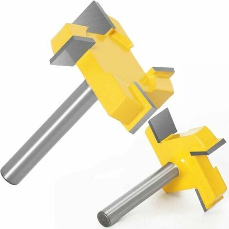 8 Stück Set Nutfräser 1/4 Schaft Oberfräser Nutenfräser Holzfräser