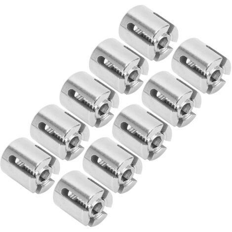 Kreuzkabelklemme M8 Für 3mm Draht – 10 Stück, Edelstahl 316, Für Geländer & Garten, Rostfrei, Einfach Zu Montieren Kreuzkabelklemme M8 Für 3mm Draht – 10 Stück, Edelstahl 316, Für Geländer & Garten, Rostfrei, Einfach Zu Montieren