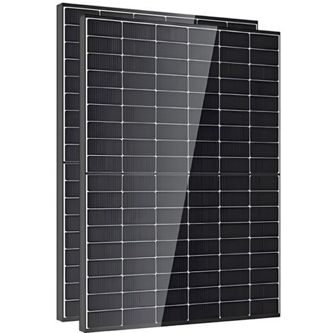 Lot de 2 Panneaux Photovoltaïques DMEGC 450W Bifaciaux Bi-verre – Haut Rendement – Installation Solaire