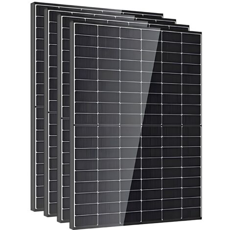 Lot de 4 Panneaux Photovoltaïques DMEGC 450W Bifaciaux Bi-verre – Haut Rendement – Installation Solaire