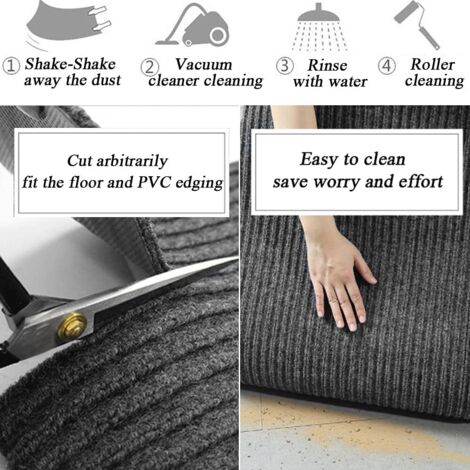 Tapis De Porte D'entrée Extérieur Et Intérieur Antidérapant, Imperméable, Lavable, Retient La Poussière, Facile à Nettoyer, Paillasson, Couloir, Entrée, Cuisine, Chambre (Color : D, Size : 50x90cm