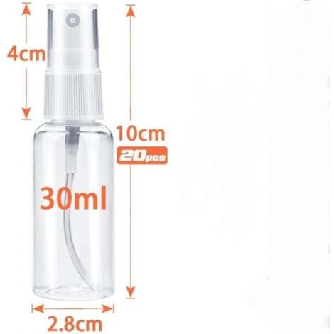 QUARKZMAN 12 Pcs Bouchon Spray Transparent, 24/410