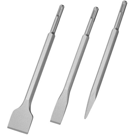 Burin SDS Plus Pour Carreleur - Plat 180 X 165 X 75mm - Acier Chrome Molybdène