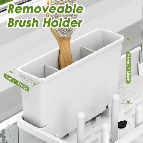 Organisateur Sous Évier 2 Étages ROLIZOE - Tiroirs Coulissants, Hauteur Réglable 42.5cm, Rangement Cuisine Métal En L Organisateur Sous Évier 2 Étages ROLIZOE - Tiroirs Coulissants, Hauteur Réglable 42.5cm, Rangement Cuisine Métal En L