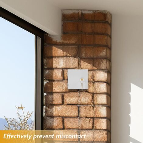Boîtier électrique Extérieur En Acier Inoxydable Avec Serrure - Protection Anti-vol Et étanche Pour Prise - Pour Véhicules électriques, Jardin, Atelier