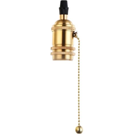 Douille Lampe Vintage E27 Cuivre - Support Ampoule Style Industriel Antique