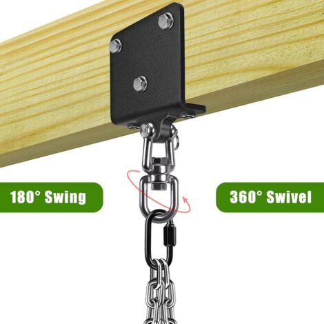 Support De Fixation Pour Battle Rope - Crochet Lourd Murale - Salle De Sport, Garage, Maison - Acier - 12