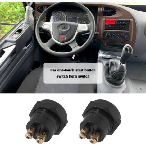 Bouton Démarrer Auto Décoratif - Levier En Alliage, Accessoire Intérieur Voiture Homme Femme