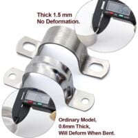 Collier De Serrage Rond En PPR/PVC, 20/25/32/40/50/63mm, Fixation Pour Tuyau D'eau Ou De Gaz, Support De Suspension Durable