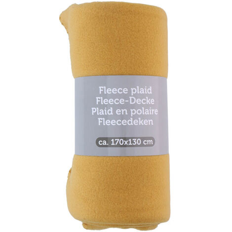 Couverture polaire 170x130 cm (orange) (1/4)
