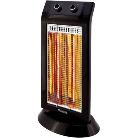Olimpia Splendid 99579 Elektrische Raumheizung Indoor Schwarz 1100 W Infrarot-Heizlüfter