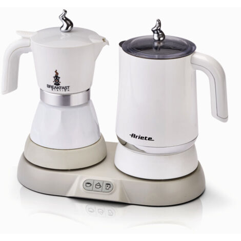 Espressokocher mit Milchaufschäumer Mokkakanne Kaffeemaschine Wasserkocher