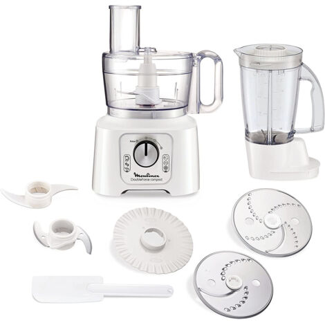 2,2 l 800 w multifunktions-küchenmaschine mit weißem mixer - Moulinex - fp544111