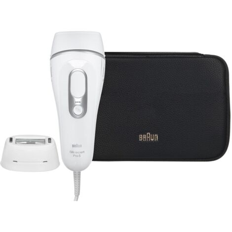 Braun Silk Pro 5 PL5145 Epilierer, Weiß und Silber