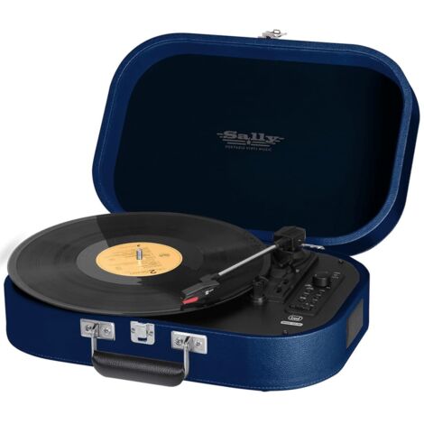 Tragbarer Plattenspieler MP3 TT 1020 BT Blau TR-011 Trevi