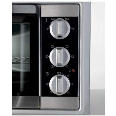 Elektrobackofen 1500 Watt Umluft 30 Liter Silber Ariete Bon Cuisine 300