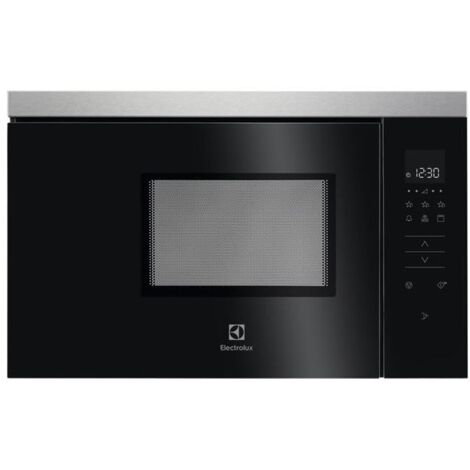 Electrolux MQ818GXE Einbau-Mikrowellenherd Kapazität 17 Liter Leistung 800 Watt Breite 60 cm Farbe Schwarz