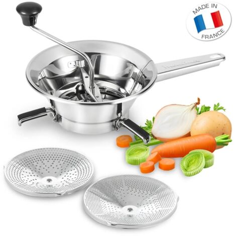 Moulinex A40106 Gemüsemahlwerk aus Edelstahl 19 cm (1/5)