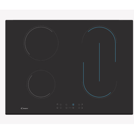 Candy Timeless CH74BVT Schwarz Integriert 70 cm Keramik 4 Zone(n)