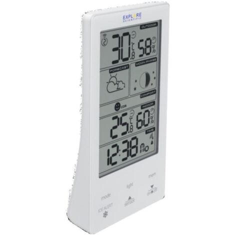Explore Scientific WSH-4009 Digitale Wetterstation Weiß AC