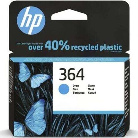 Ink-jet hp 364 cian photosmart premium - c309a / series c5300 / c6300 / b8500 / d5400 -300pag