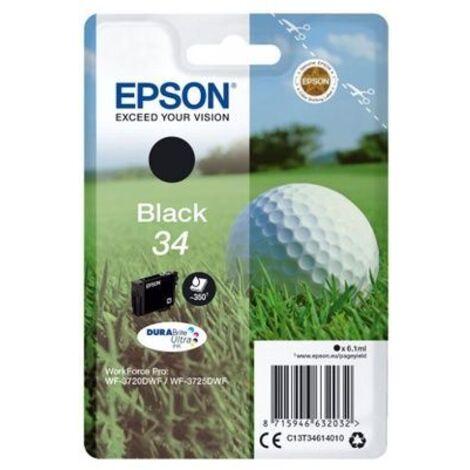 Epson Golf ball Singlepack Black 34 DURABrite Ultra Ink (1/5)