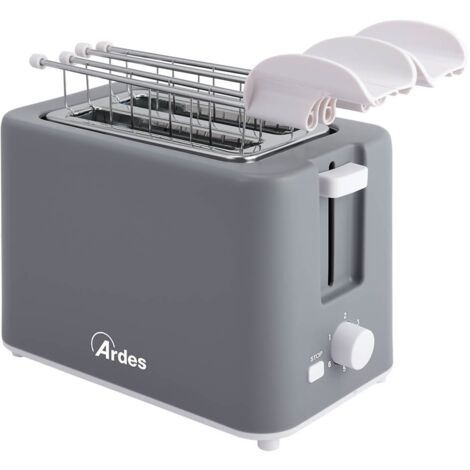 Cube Toaster Ardes ARTOAST05 – TOSTO CUBE – 2-Scheiben-Toaster Grau
