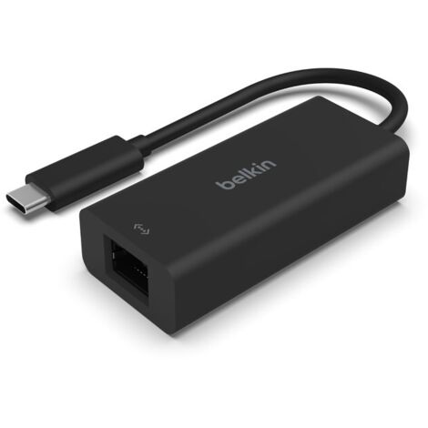 Belkin INC012BTBK laptop-dockingstation & portreplikator RJ-45 Schwarz (1/5)
