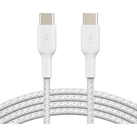 Belkin USB-C Kabel aus Nylon Weiß 1 m Twin Pack (1/4)