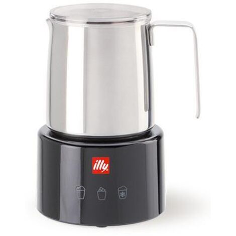 Illy illy Milchaufschäumer Edelstahl / schwarz by Piero Lissoni (23760)