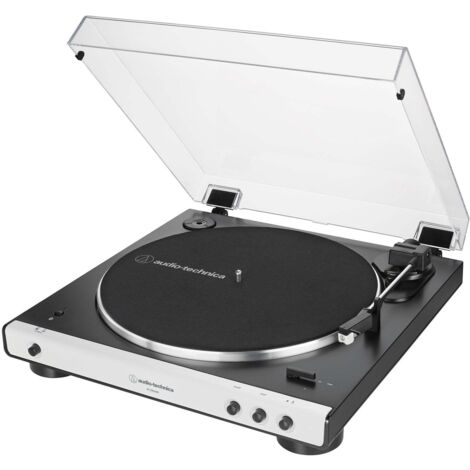 Audio-Technica AT-LP60XBT Audio-Plattenspieler mit Riemenantrieb Weiß (1/3)