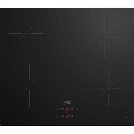 P.COTT.INDUZ.60CM 4ZONEN TOUCH-TIMER SCHWARZ