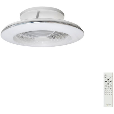 Mantra Iluminación Deckenventilator mit LED-Deckenleuchte Alisio Mini 70W+30W 2700-5000K 4900lm Weiß Ø52,5cm