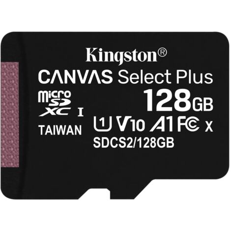 Kingston Technology Canvas Select Plus Speicherkarte 128 GB MicroSDXC Klasse 10 UHS-I (1/5)