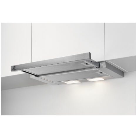 Electrolux lfp326s halbintegrierte Dunstabzugshaube (ausziehbar) grau 410 m³/h c